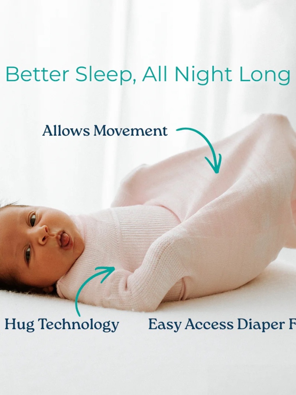 Pink Swaddle Sleep Sack